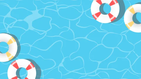 Pool summer 库存影片 335122124