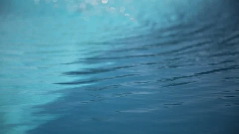 Pool surface blue Stock Footage 96014101