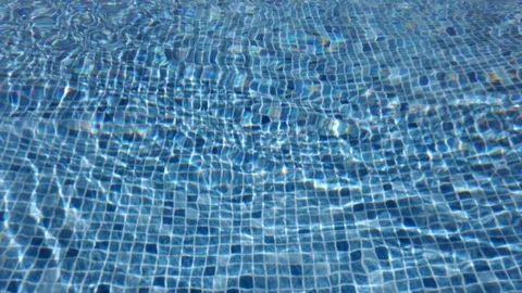 Pool surface with running pump Stock Footage 109130530
