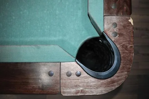 Pool table background Stock Photos