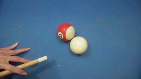 Pool Table Fail Miss Shot Slow Motion Sports Billiards Funny Game Mistake Stock Footage