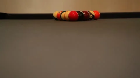 Pool table Stock Footage 8843052