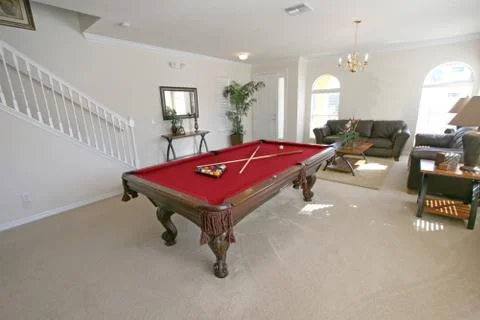 Pool table Stock Photos