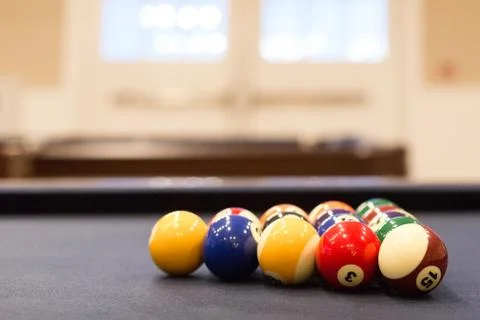 Pool table Stock Photos