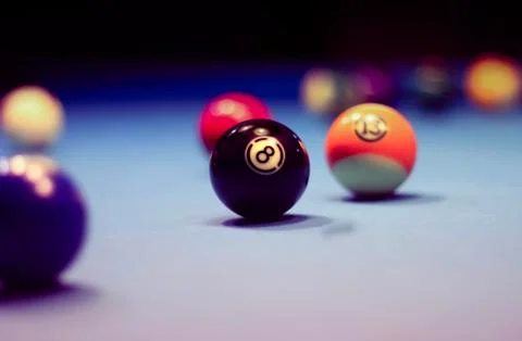 Pool table Stock Photos