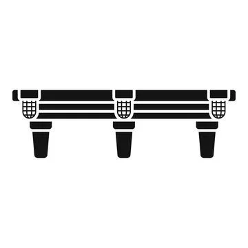 Pool table playing game icon vector silhouette 스톡 일러스트