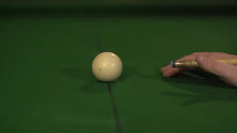 Pool Table Shot Stock Footage 247910972