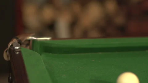 Pool Table Shot Stock Footage 247911061