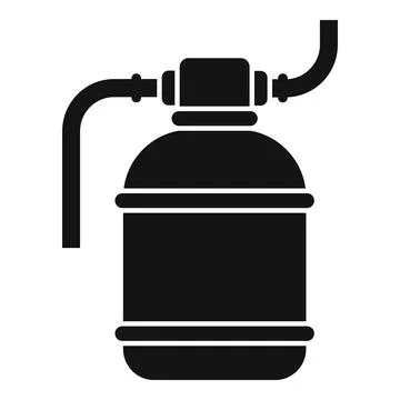 Pool tank icon simple . Pump cleaning Illustrazione stock