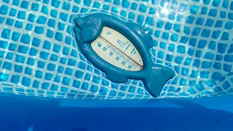 Pool thermometer 2 Stock-Footage 291875817