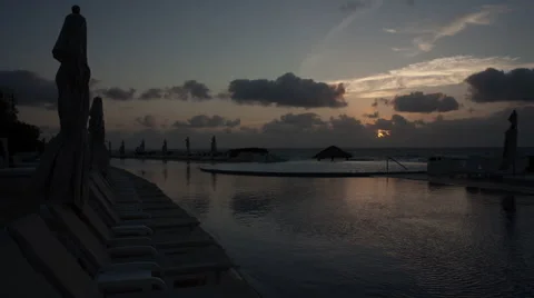 Pool Time-lapse Morning 스톡 동영상 51262829