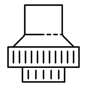 Pool tool icon, outline style Stock Illustration
