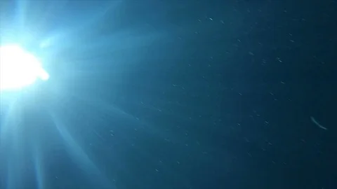 In the pool under water with sunlight Stock Footage 97085730