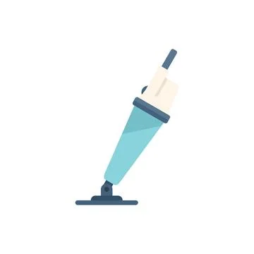 Pool vacuum cleaner icon flat vector. Cleaning pump Stock Illustration