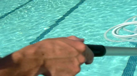 Pool vacuuming 4 Stock Footage 41433258