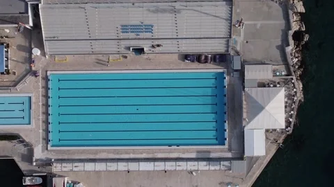 Pool view Video stock 169651220