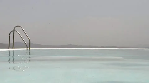 Pool walk Stock Footage 11762075