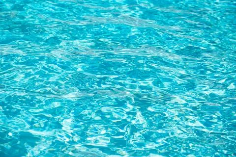 Pool water background, blue wave abstract or rippled water texture background. Foto stock