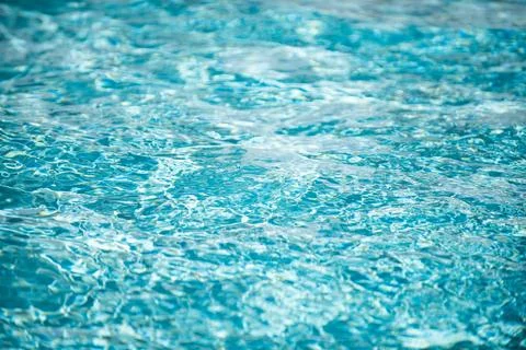 Pool water background, blue wave abstract or rippled water texture background. Fotos de archivo