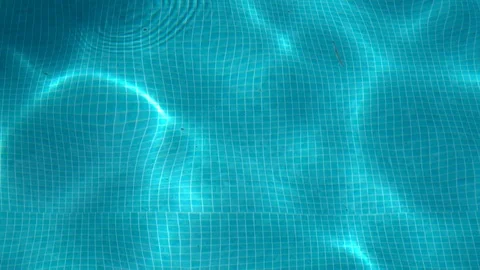 Pool Water Background Loop. Swimming pool water abstract background. Stock Footage 92352069