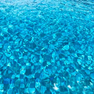 Pool Water as background Stock Photos