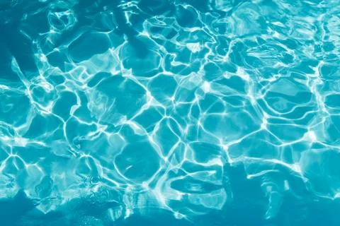 Pool water background. Stock Photos