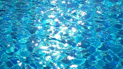 Pool Water Background Slow motion Stock Footage 87938053