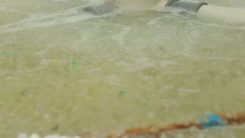 Pool water filter Stock Footage 146652407