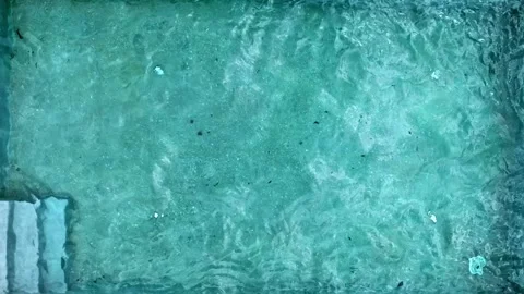 The Pool. Water with no people. Cool Slow_mo. Stock Footage 213612161