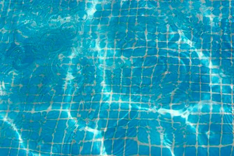 Pool water Stock Photos