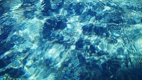 Pool water. Stock Photos