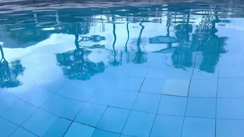 Pool water ripple motion video 스톡 동영상 287585586