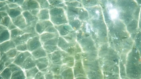 Pool water ripples and the reflection of the sun. Stock Footage 241754138