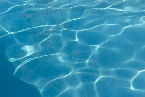 Pool water surface close up Stock Photos