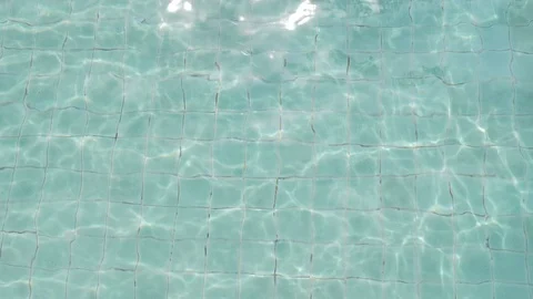 Pool water surface Stock Footage 129351709