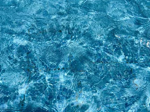 Pool water surface wave texture background. Summer holidays concept. 스톡 사진