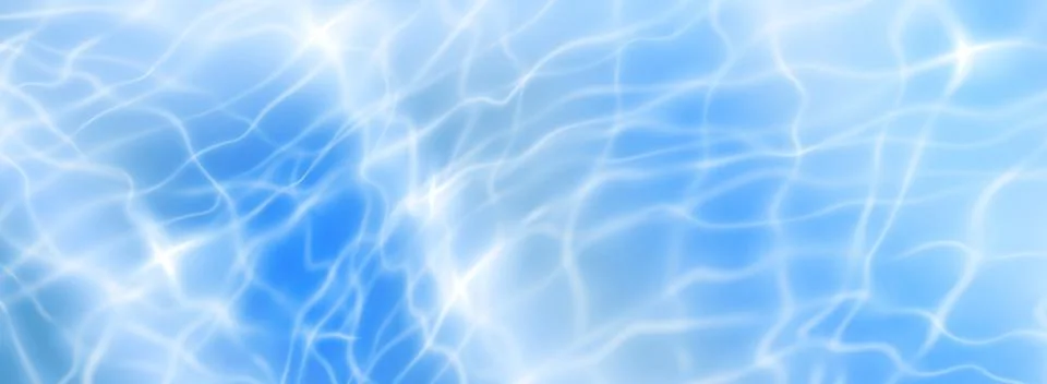 Pool water texture with rippling surface patterns Stock Illustration