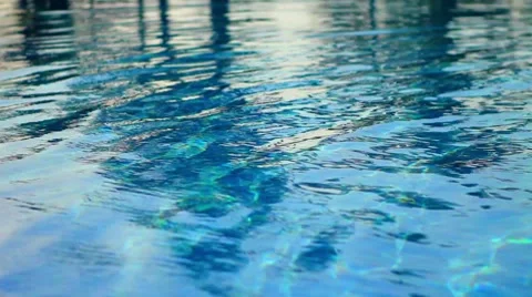 Pool waves Video stock 7732719