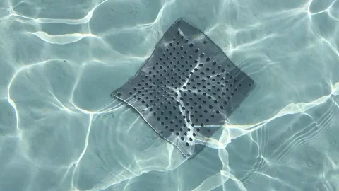 Pool with well close up (vertical video) Stock Footage 96323525