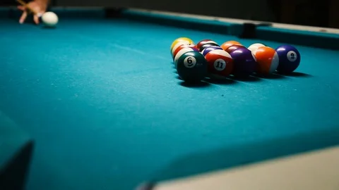 Poolbilliard Pub Stock Footage 94517845
