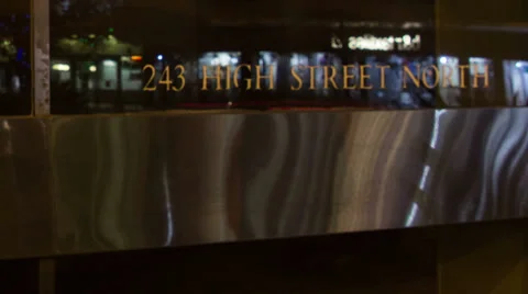 Poole christmas light trails 5 close up Stock Footage 33718893