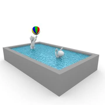 Poolplay Stock Illustration