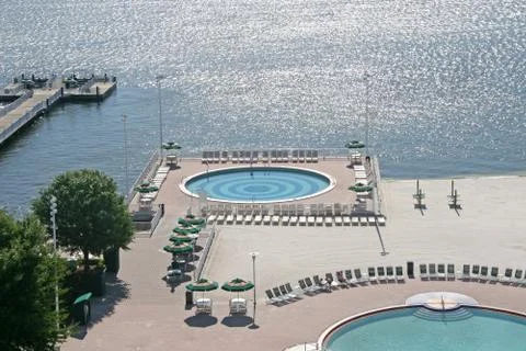 Pools and lake Stock Photos