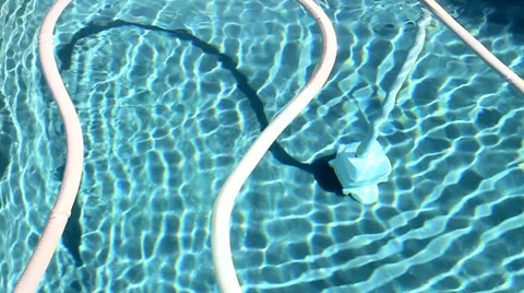 A pool's auto-cleaning Video stock 33897543