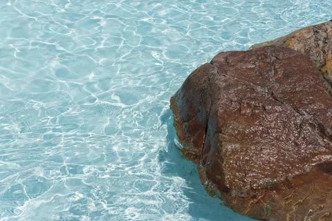 Poolside background Stock Photos