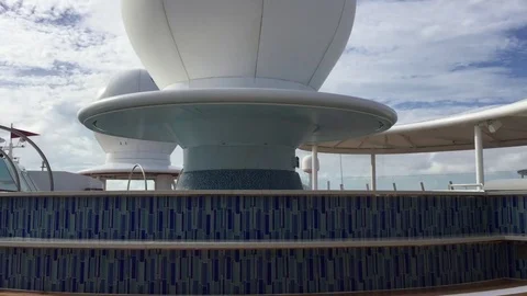 Poolside Cruise ship Stock Footage 71130452