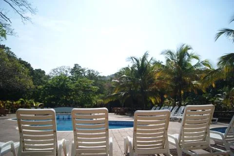 Poolside Stock Photos