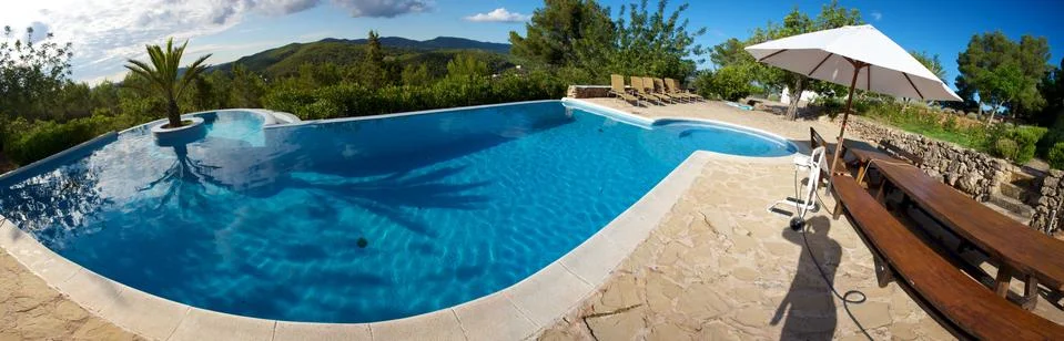 Poolside Stock Photos