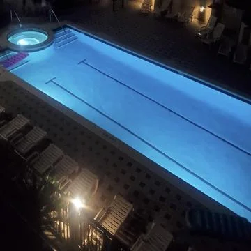 Poolside Foto stock