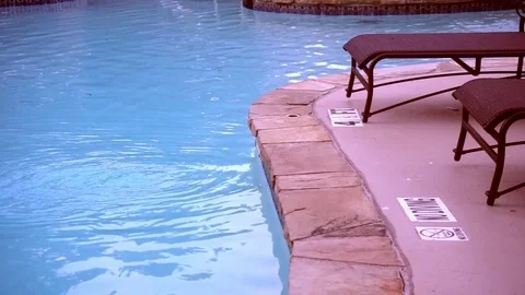 Poolside View Stockbeeldmateriaal 79606882